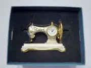 Vintage Mini Sewing Machine Clock