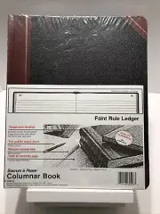 Boorum & Pease 1602 1/2 Series Faint Rule Ledger Book - 300 Pages - Thread Sewn