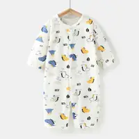 在飛比找ETMall東森購物網優惠-夏季薄款純棉新生男寶寶連體衣服
