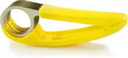 FireKylin Banana Slicer, ABS + Stainless Steel Fruit Vegetable Salad Peeler Kitchen Tool for Banana Strawberry Grape (1 Piece)