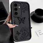 Flowers Butterfly For Smausng S24 S23 S22 Ultra A35 A55 S21 A14 Phone Case Cover