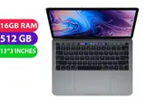 Apple Macbook Pro 2018 (i5, 16GB RAM, 512GB, 13", Touch Bar) - Refurbished (Excellent)