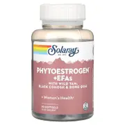 Solaray, Phytoestrogen + EFAs with Wild Yam, Black Cohosh & Dong Quai, 60 Softgels