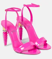 [Christian Louboutin] Christian Louboutin Lipgloss Queen patent leather sandals AU 9 pink