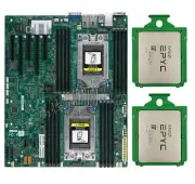 Supermicro H11DSi-NT Motherboard + 2x AMD EPYC 7B12 Unlocked CPU Processor Combo