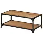 Coffee Table Wooden Living Room Accent End Tea Side Table Solid Wood vidaXL