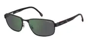Carrera C FLEX 09/G/S Asian Fit Polarized 003/Q3 Men's Sunglasses Black Size 58