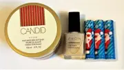 Avon Candid Skin Softener, Nailwear French Pink, 3 Lip Balms Berry Blizzard