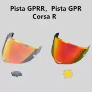 Photochromic Red Visor For AGV GP R GP RR RACE 3 Pista Motorcycle Helmet Shield