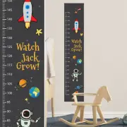 Personalised Gift Boys Height Growth Chart Outer Space Astronaut Add Name DOB