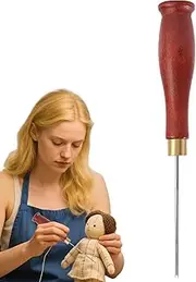 Stuffing Tool for Stuffed Animals - Plush Toy Stuffing Tool - with Ergonomic Handle, Multi-Purpose Manual Awl Crafting Supplies for Pillows Stuffed Animals