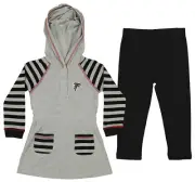 OuterStuff NFL Infant and Toddler Girls Dress & Legging Set, Atlanta Falcons