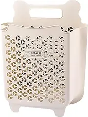 Laundry Basket - Laundry Bin | Wall Mounted Laundry Basket for Bathroom Hollowed Out Laundry Box for Underwear, Lingerie, Shirts, Pants, Sweaters