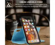 Detachable Wallet Phone Case for Easy Portability (Blue), Flip Case for iPhone X/XS