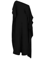 Taller Marmo Jerry Cape-effect Jumpsuit - Black 46 (UK14 / L)
