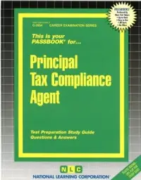 在飛比找博客來優惠-Principal Tax Compliance Agent