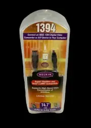 Belkin 1394 IEEE Firewire 6 Pin To 6 Pin Cable Model F3N400-14-ICE 14.7' NEW