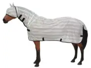 New! Tough-1 Lightweight Nylon CONTOUR FLY SCRIM SHEET LARGE w/ Neck cover Mask