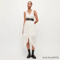 在飛比找momo購物網優惠-【ALLSAINTS】BLAZE SHEER 輕薄不對稱無袖