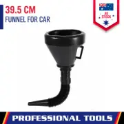 Fuel Petrol Can Spout AU Car Plastic 2 in1 Motorcycle Funnel For Oil Water