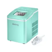 Costway 1.5L Portable Ice Maker 12kg/Day Ice Cube w/Scoop, Green
