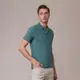 GIORDANO 男裝SORONA涼感素色POLO衫 - 10 北大西洋綠