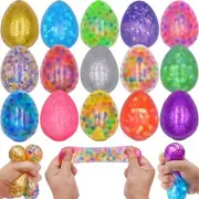 Eavotoy 15 Pack Easter Eggs Stress Balls Squishy Toys Squeeze Ball Toys for E...