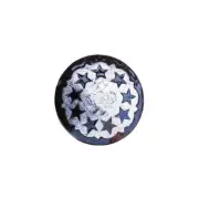 AMERICAN HERITAGE EQUINE BROWN STAR WITH SILVER WESTERN SADDLE CONCHO