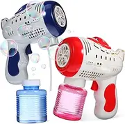 ERINGOGO 2 Pcs Bubble Speed Blower Cartoon Bubble Maker Bubble Makers Adorable Bubble Blower Electric Bubble Maker Bubble Blower Bubbles Machine for Party Bubble Machines