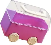 HOOTNEE Car Shaped Storage Box with Lid Organizer for Building Blocks Items Multi Functional Storage Bin with Handle for Easy Carrying Safe Wear Resistant Design
