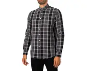 Farah Men's Crawford Check Shirt - Black