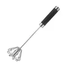 Easy Whisk Semi Automatic Stainless Whisks Hand Push Egg Beater Whip Milk Mixer