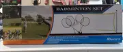 badminton set 20ft Net, 4 Rackets, Storage Bag MD Sports