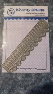 DOUBLE SCALLOP BORDER DIE x WHIMSY STAMPS