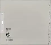 Leitz 12003085 A-Z Index Sheets A4 Paper 20 Sheets Pack of 5 Grey