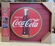 Coca Cola LED Backlit Screen Metal Sign Coke 18” x 15” x 2” NEW