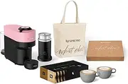 De'Longhi Nespresso Vertuo Pop and Aeroccino 3 ENV90.AE, Capsule Coffee Machine, Single-Serve Pod Coffee and Cappuccino Machine, 4 Cup Sizes, Centrifusion Technology, Welcome Set Included, Candy Pink