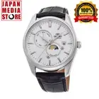 ORIENT RN-AK0305S SUN & MOON White Dial 22 Jewels Automatic Mechanical Men Watch