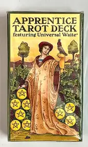 Apprentice Tarot Deck ~ 78 Cards w/Keywords + 2 Bonus Spread Cards + Booklet NIB