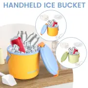 2.6L Ice Bucket with Lid PP Container for Freezer Insulated Ice Bucket bePYz