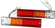 2pcs 12V/24V LED Tail Rear Reverse Lights Turn Ute Truck Trailer Caravan Indicator (24V)