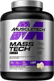 Mass Gainer Protein Powder, Mass-Tech Elite Weight Gainer, Max Protein Weight