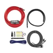 T-Spec V8-AK4 v8 SERIES 1,500-Watt Mini-ANL Amp Install Kit wRCA Cables 4 Ga
