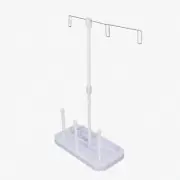ThreadMaster Trio: Lightweight Detachable Spool Holder for Easy Embroidery & Sew