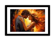 In Love Couple Art Canvas Painting Print