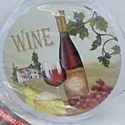 Stove Top (4 COVERS) Burner Covers (2) 10" (2) 8" Wine & Glass Grapes Set Of 2