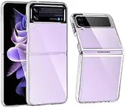 For Samsung Galaxy Z Flip 3 Case, Clear Ultra Slim Z Flip 3 Cases with Premium Hard PC Materials, Shockproof Protective Galaxy Flip 3 Cover