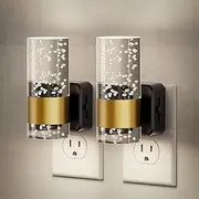 Night Light, Night Lights Plug into Wall,2 Pack 3000K Dimmable LED Night Light with Adjustable Brightness, Automatic Night Lights Plug in with Auto Light Sensor, for Bathroom Hallway Decor (5000K)