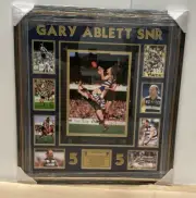 Signed Gary Ablett Senior Print with a COA framed superbly amazing item 130/1000