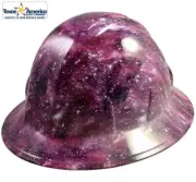 Galaxy Hydro Dipped Full Brim Hard Hat with Ratchet Suspension